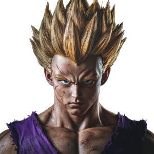 Gohan Portrait Vinyl Car Decal Sticker – Waterproof & UV-Resistant 8"