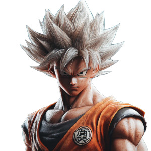 Realistic Goku V4 Vinyl Car Decal Sticker – Waterproof & UV-Resistant 8" Realistic Goku V4 Vinyl Car Decal Sticker – Waterproof & UV-Resistant 8"