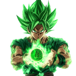 Goku Green Energy Vinyl Car Decal Sticker – Waterproof & UV-Resistant 8"