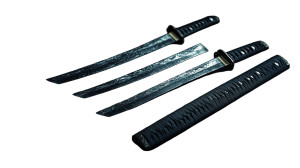 Two Katanas Vinyl Car Decal Sticker – Waterproof & UV-Resistant 8"