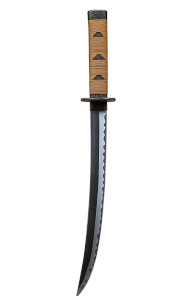 Traditional Japanese Saya Vinyl Car Decal Sticker – Waterproof & UV-Resistant 8"