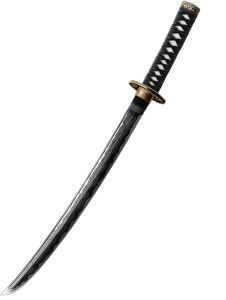 Traditional Katana Sword Vinyl Car Decal Sticker – Waterproof & UV-Resistant 8"