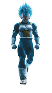 Vegeta Super Saiyan Blue V2 Vinyl Car Decal Sticker – Waterproof & UV-Resistant 8"