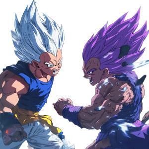 Vegetto Vs Gogeta Vinyl Car Decal Sticker – Waterproof & UV-Resistant 8"