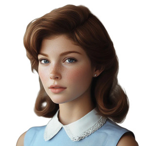 Marie Trudeau Portrait V2 Vinyl Car Decal Sticker – Waterproof & UV-Resistant 8"