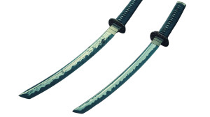 Dual Katanas Vinyl Car Decal Sticker – Waterproof & UV-Resistant 8" Dual Katanas Vinyl Car Decal Sticker – Waterproof & UV-Resistant 8"