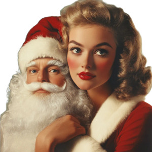 Vintage Santa Woman V3 Vinyl Car Decal Sticker – Waterproof & UV-Resistant 8" Vintage Santa Woman V3 Vinyl Car Decal Sticker – Waterproof & UV-Resistant 8"