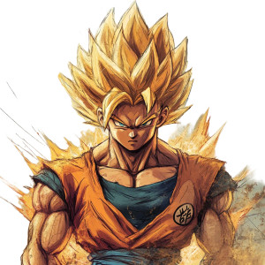 Goku Super Saiyan V19 Vinyl Car Decal Sticker – Waterproof & UV-Resistant 8"