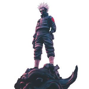 Kakashi On Kurama Vinyl Car Decal Sticker – Waterproof & UV-Resistant 8"