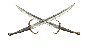 Assamese Rebellion Swords Vinyl Car Decal Sticker – Waterproof & UV-Resistant 8"