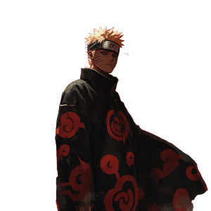 Naruto In Akatsuki Vinyl Car Decal Sticker – Waterproof & UV-Resistant 8"