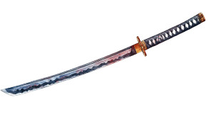 Japanese Sword Illustration Vinyl Car Decal Sticker – Waterproof & UV-Resistant 8" Japanese Sword Illustration Vinyl Car Decal Sticker – Waterproof & UV-Resistant 8"