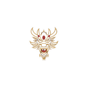 Dragon Money Logo Vinyl Car Decal Sticker – Waterproof & UV-Resistant 8"