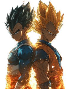 Firefighter Saiyans Vinyl Car Decal Sticker – Waterproof & UV-Resistant 8"