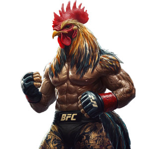 Mma Fighter Rooster Vinyl Car Decal Sticker – Waterproof & UV-Resistant 8" Mma Fighter Rooster Vinyl Car Decal Sticker – Waterproof & UV-Resistant 8"