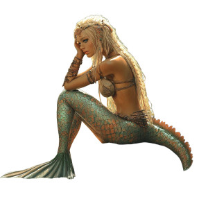 Mermaid Crocodile Hybrid Vinyl Car Decal Sticker – Waterproof & UV-Resistant 8"