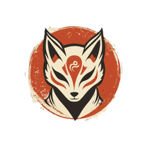 Fox Izakaya Logo Vinyl Car Decal Sticker – Waterproof & UV-Resistant 8"