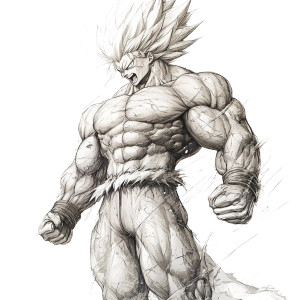 Evolving Super Saiyan Vinyl Car Decal Sticker – Waterproof & UV-Resistant 8"