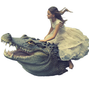 Girl On Crocodile V2 Vinyl Car Decal Sticker – Waterproof & UV-Resistant 8" Girl On Crocodile V2 Vinyl Car Decal Sticker – Waterproof & UV-Resistant 8"