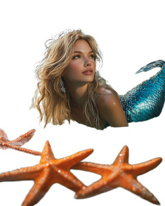 Mermaid In El Nido Vinyl Car Decal Sticker – Waterproof & UV-Resistant 8"