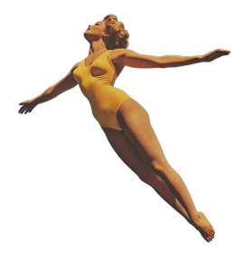 Vintage High Diver Vinyl Car Decal Sticker – Waterproof & UV-Resistant 8"