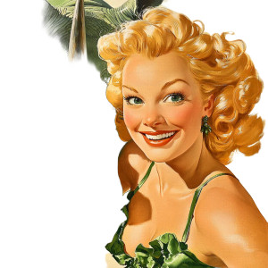 Vintage Blonde Woman V9 Vinyl Car Decal Sticker – Waterproof & UV-Resistant 8" Vintage Blonde Woman V9 Vinyl Car Decal Sticker – Waterproof & UV-Resistant 8"