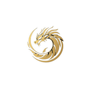 Golden Dragon Logo V2 Vinyl Car Decal Sticker – Waterproof & UV-Resistant 8" Golden Dragon Logo V2 Vinyl Car Decal Sticker – Waterproof & UV-Resistant 8"