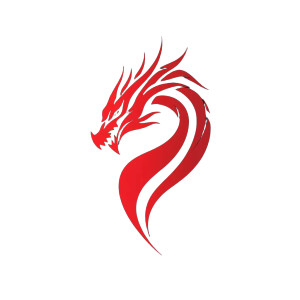Dragon Logo V7 Vinyl Car Decal Sticker – Waterproof & UV-Resistant 8" Dragon Logo V7 Vinyl Car Decal Sticker – Waterproof & UV-Resistant 8"