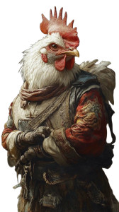 Chicken Zodiac God Vinyl Car Decal Sticker – Waterproof & UV-Resistant 8"