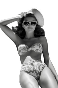 Vintage Sunbathing Woman Vinyl Car Decal Sticker – Waterproof & UV-Resistant 8" Vintage Sunbathing Woman Vinyl Car Decal Sticker – Waterproof & UV-Resistant 8"