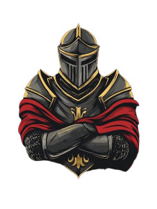 Knight Armor Logo Vinyl Car Decal Sticker – Waterproof & UV-Resistant 8" Knight Armor Logo Vinyl Car Decal Sticker – Waterproof & UV-Resistant 8"