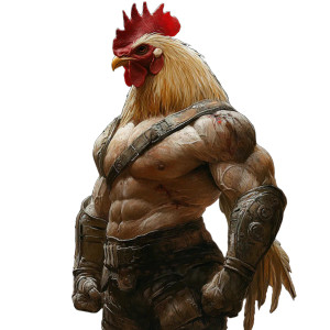 Armored Rooster Warrior Vinyl Car Decal Sticker – Waterproof & UV-Resistant 8" Armored Rooster Warrior Vinyl Car Decal Sticker – Waterproof & UV-Resistant 8"