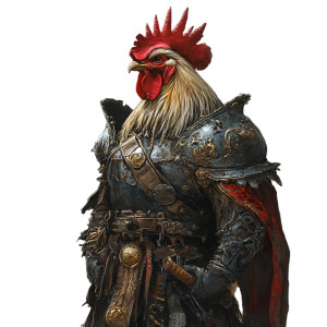 Fantasy Rooster Warrior Vinyl Car Decal Sticker – Waterproof & UV-Resistant 8" Fantasy Rooster Warrior Vinyl Car Decal Sticker – Waterproof & UV-Resistant 8"