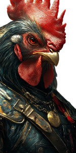 Rooster Warrior V3 Vinyl Car Decal Sticker – Waterproof & UV-Resistant 8" Rooster Warrior V3 Vinyl Car Decal Sticker – Waterproof & UV-Resistant 8"