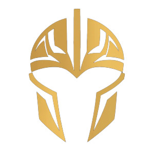 Ares Warrior Helmet Vinyl Car Decal Sticker – Waterproof & UV-Resistant 8"