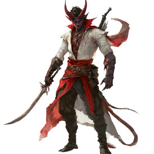 Tiefling Bladesinger Vinyl Car Decal Sticker – Waterproof & UV-Resistant 8" Tiefling Bladesinger Vinyl Car Decal Sticker – Waterproof & UV-Resistant 8"