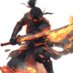 Anime Ninja Warrior V3 Vinyl Car Decal Sticker – Waterproof & UV-Resistant 8"