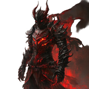 Demon Armor Artificer Vinyl Car Decal Sticker – Waterproof & UV-Resistant 8"