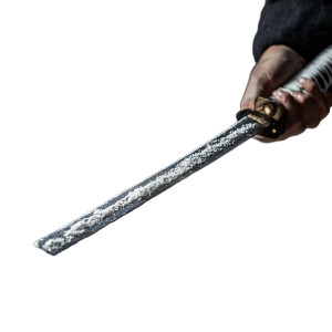 Cleaning Katana Blade Vinyl Car Decal Sticker – Waterproof & UV-Resistant 8"