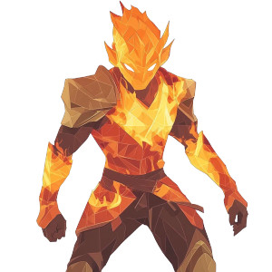 Fire Genasi Sticker Vinyl Car Decal Sticker – Waterproof & UV-Resistant 8" Fire Genasi Sticker Vinyl Car Decal Sticker – Waterproof & UV-Resistant 8"