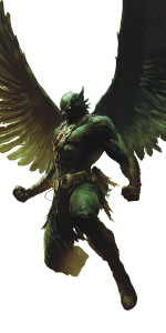 Falconiform Comic Vinyl Car Decal Sticker – Waterproof & UV-Resistant 8"