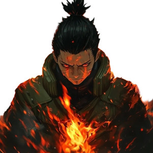 Shikamaru Nara Vinyl Car Decal Sticker – Waterproof & UV-Resistant 8"