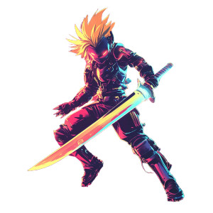 Futuristic Anime Warrior V2 Vinyl Car Decal Sticker – Waterproof & UV-Resistant 8" Futuristic Anime Warrior V2 Vinyl Car Decal Sticker – Waterproof & UV-Resistant 8"