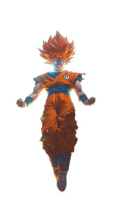 Super Saiyan Goku V43 Vinyl Car Decal Sticker – Waterproof & UV-Resistant 8"