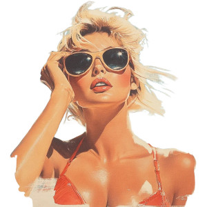 Pamela Anderson Baywatch Vinyl Car Decal Sticker – Waterproof & UV-Resistant 8"