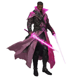 Modern Psionic Paladin Vinyl Car Decal Sticker – Waterproof & UV-Resistant 8"