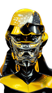 Cybernetic Samurai Robot Vinyl Car Decal Sticker – Waterproof & UV-Resistant 8" Cybernetic Samurai Robot Vinyl Car Decal Sticker – Waterproof & UV-Resistant 8"