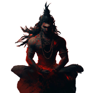 Shiva Illustration Vinyl Car Decal Sticker – Waterproof & UV-Resistant 8"