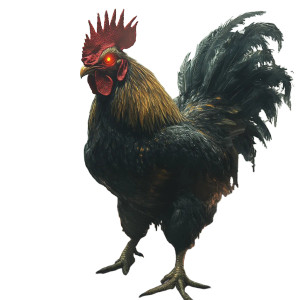 Rooster Kaiju Vinyl Car Decal Sticker – Waterproof & UV-Resistant 8" Rooster Kaiju Vinyl Car Decal Sticker – Waterproof & UV-Resistant 8"