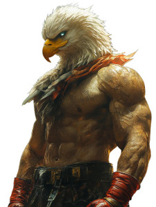 Eagle-Headed Martial Artist Vinyl Car Decal Sticker – Waterproof & UV-Resistant 8" Eagle-Headed Martial Artist Vinyl Car Decal Sticker – Waterproof & UV-Resistant 8"